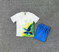 Brazil 25/26 Yellow/Green Little Bird Special Kids Jersey Set