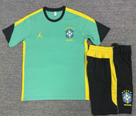Brazil 26/27 Green/Yellow/Black Training Kids Jersey Set