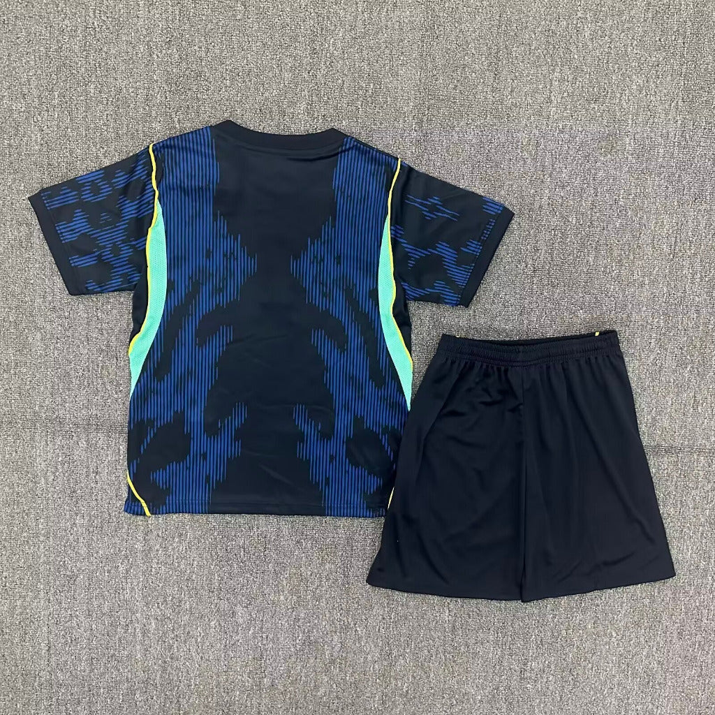 Brazil 26/27 World Cup Away Kids Jersey Set