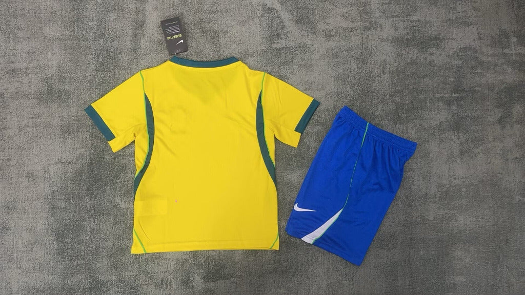 Brazil 26/27 World Cup Home Kids Jersey Set