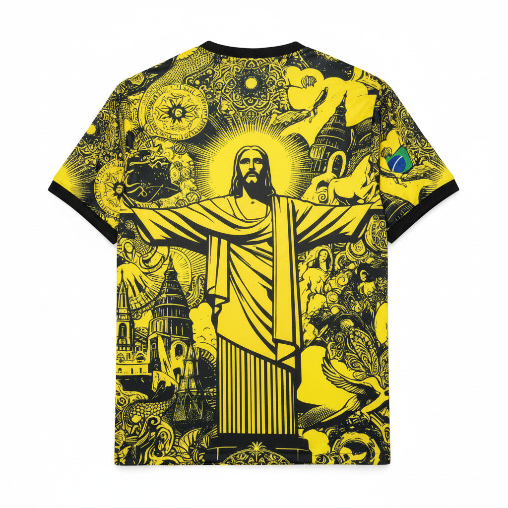 Brazil Special Concept Yellow Jersey "Christ The Redeemer" - Concept Kits