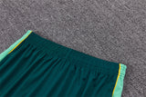 Brazilian 26/27 Dark Green with Yellow Trim Training Tracksuit Set