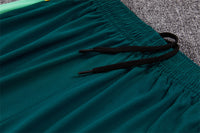 Brazilian 26/27 Dark Green with Yellow Trim Training Tracksuit Set