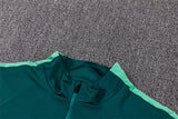 Brazilian 26/27 Dark Green with Yellow Trim Training Tracksuit Set