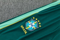 Brazilian 26/27 Sky/Lake Blue and Dark Green Training Tracksuit Set