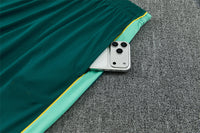 Brazilian 26/27 Sky/Lake Blue and Dark Green Training Tracksuit Set