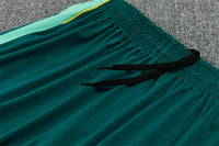 Brazilian 26/27 Sky/Lake Blue and Dark Green Training Tracksuit Set