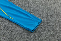 Brazilian 26/27 Sky/Lake Blue and Dark Green Training Tracksuit Set