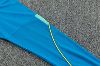 Brazilian 26/27 Sky/Lake Blue and Dark Green Training Tracksuit Set