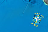 Brazilian 26/27 Sky/Lake Blue and Dark Green Training Tracksuit Set