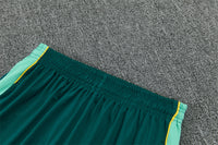 Brazilian 26/27 Sky/Lake Blue and Dark Green Training Tracksuit Set