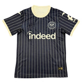 Brentford 26/27 Navy and White Pinstripe Away Jersey