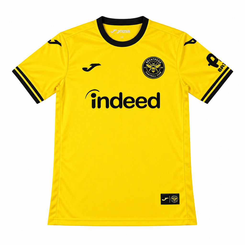 Brentford 26/27 Orange/Black Trim Away Jersey