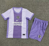 Brighton 25/26 Purple Away Kids Jersey Set
