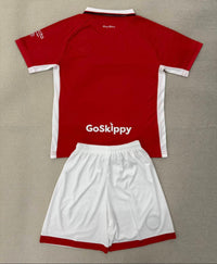 Bristol City 25/26 Red/White Home Kids Jersey Set