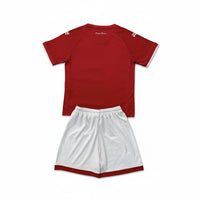 Bristol City 26/27 Red/White Trim Home Kids Jersey Set