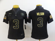 Broncos 2021/22 Wilson #3 Black/Yellow Women NFL Jersey