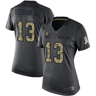 Browns 2021/22 Beckham Jr. #13 Gray/Camo Print Women NFL Jersey