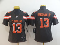Browns 2022/23 Beckham Jr. #13 Black/Orange/White Women NFL Jersey