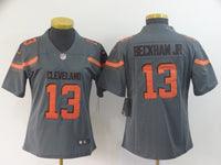 Browns 2022/23 Beckham Jr. #13 Gray/Orange Women NFL Jersey