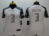 Buccaneers 2022/23 Winston #3 White/Gray Women NFL Jersey