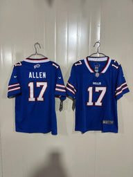 Buffalo Bills 25/26 Allen #17 Royal Blue Game Kids Jersey
