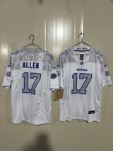 Buffalo Bills 25/26 Allen #17 Third Generation White Game Jersey