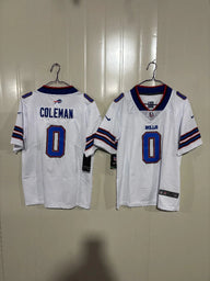 Buffalo Bills 25/26 Coleman #0 White Game Kids Jersey