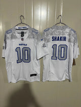 Buffalo Bills 25/26 Shakir #10 Third Generation White Game Jersey