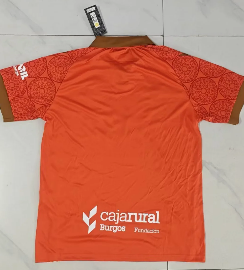 Burgos 25/26 Orange Third Jersey