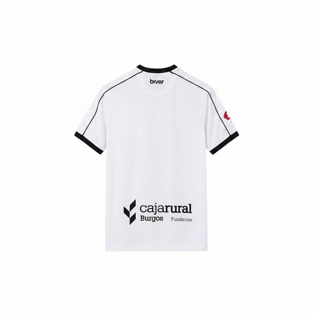Burgos CF 26/27 White/Black Trim Home Jersey