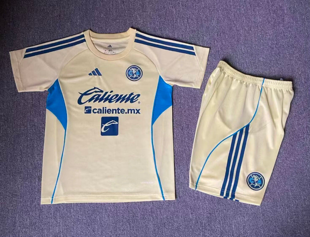 Ca America 2026 Yellow/Blue Kids Jersey Set