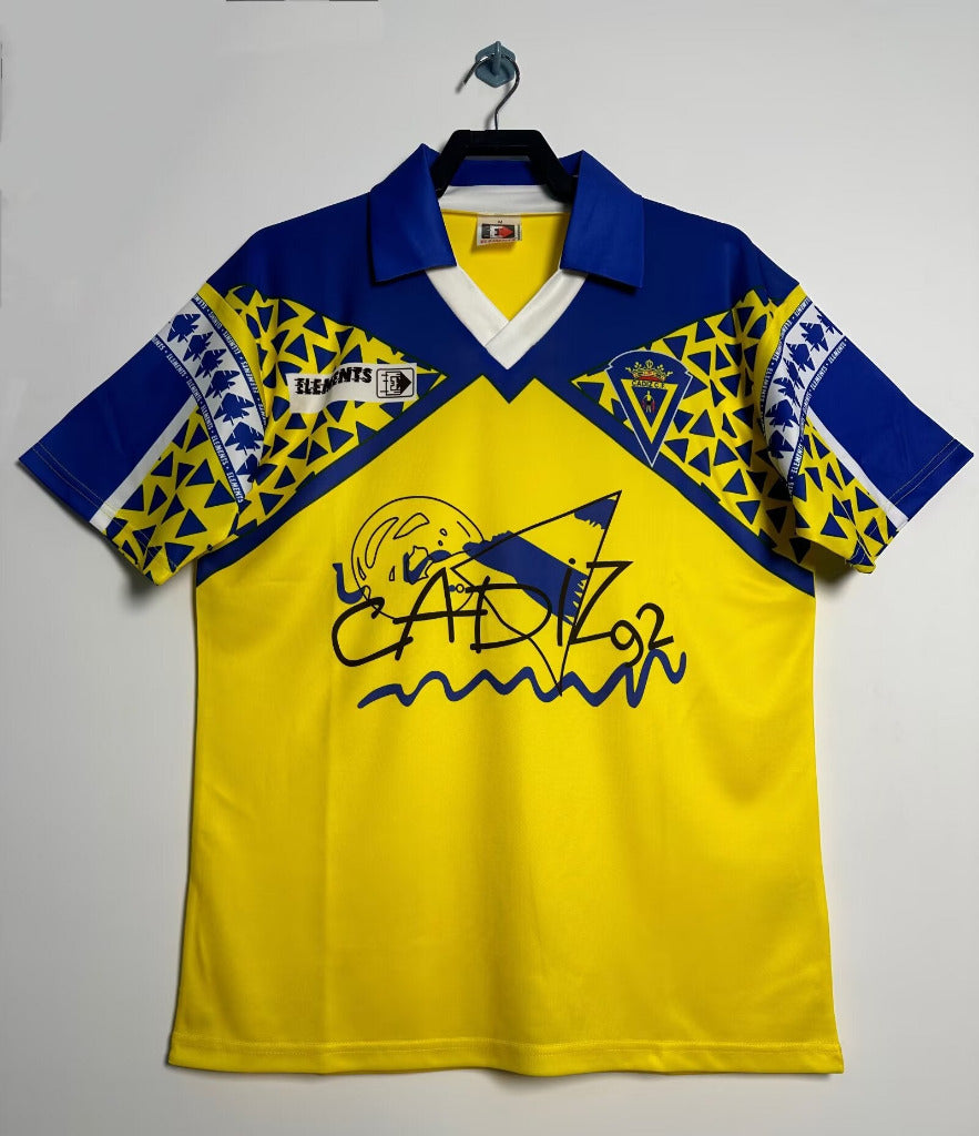 Cadiz 1991/92 Vintage Retro Home Jersey - Concept Kits