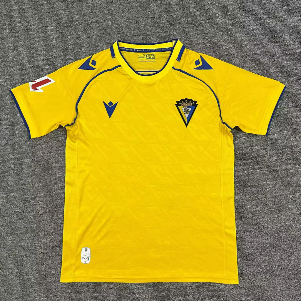 Cadiz 25/26 Yellow Home Jersey - Concept Kits