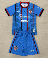 Cagliari 25/26 Blue Third Kids Jersey Set