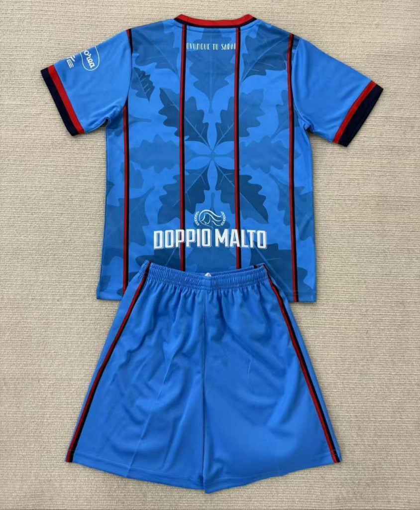 Cagliari 25/26 Blue Third Kids Jersey Set