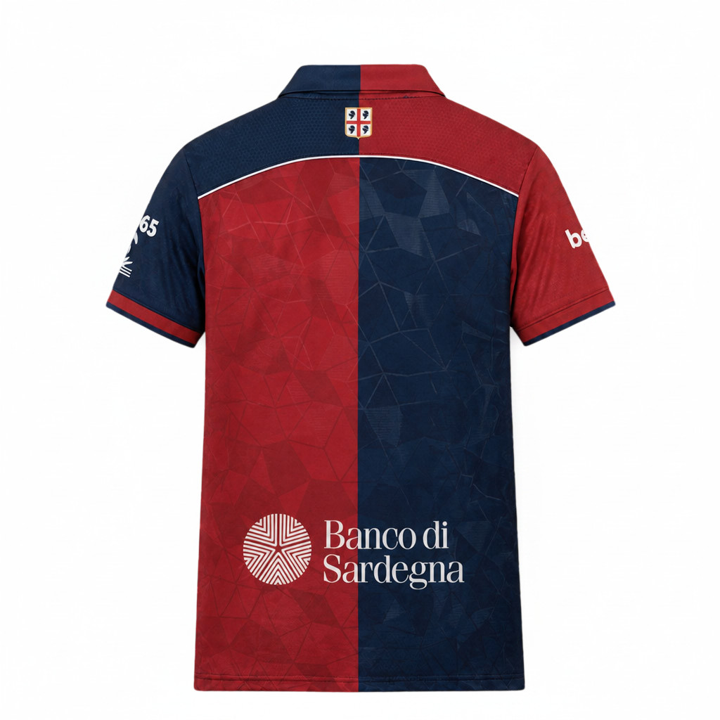 Cagliari 26/27 Red/Blue/White Trim Home Jersey