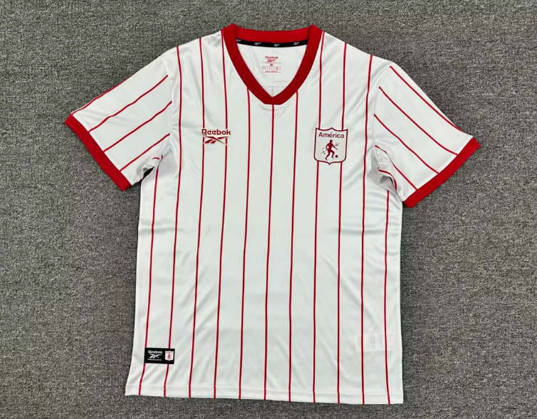 Cali 26/27 White/Red Stripes Away Jersey