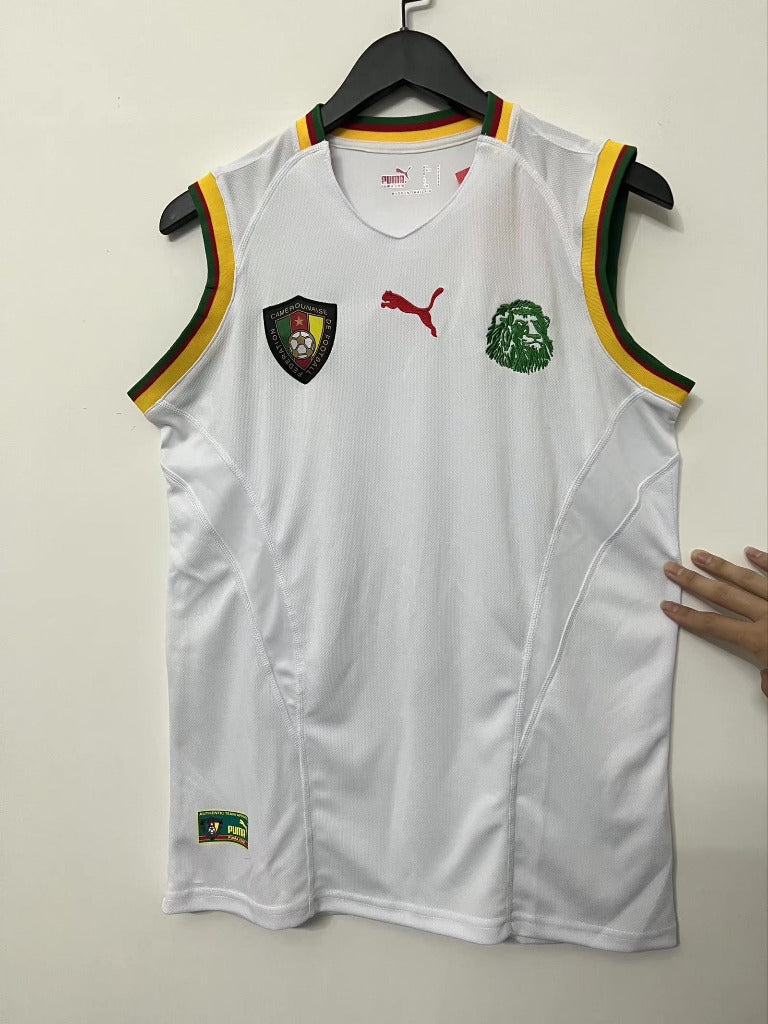 Cameroon 2002 Vintage Retro Away Vest Jersey