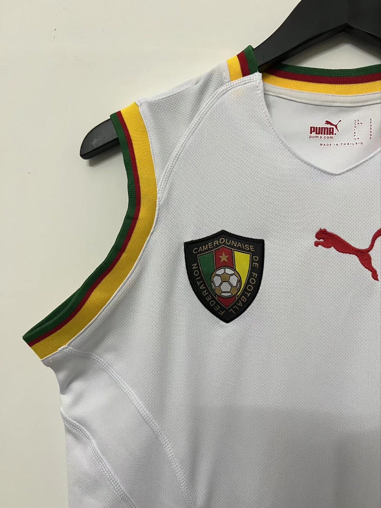 Cameroon 2002 Vintage Retro Away Vest Jersey