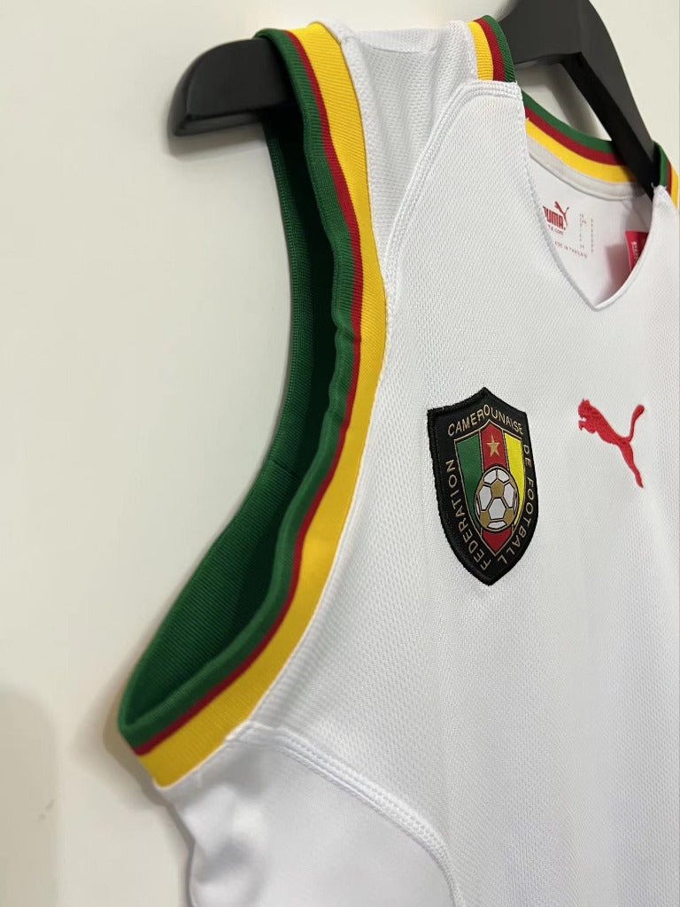 Cameroon 2002 Vintage Retro Away Vest Jersey