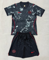 Canada 2026 Black/Red Away Kids Jersey Set