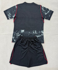 Canada 2026 Black/Red Away Kids Jersey Set