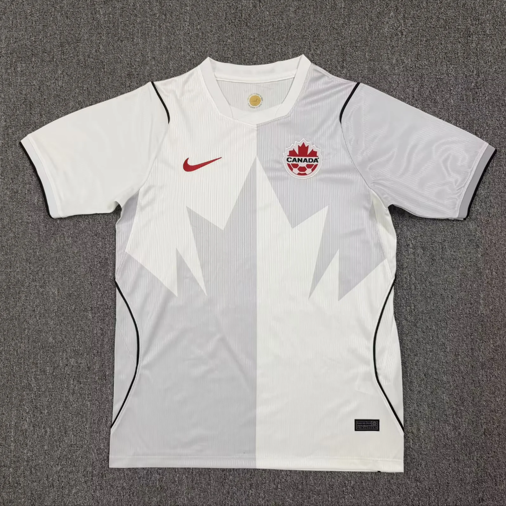 Canada 2026 FIFA World Cup White/Gray Third Jersey