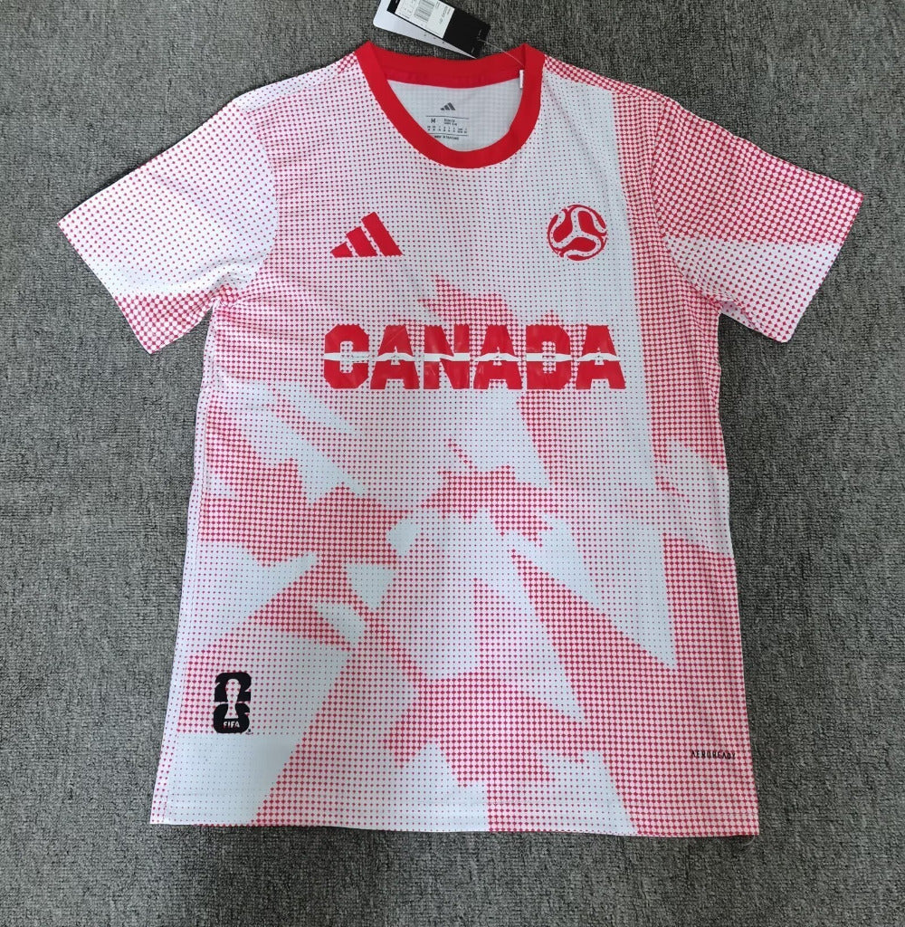 Canada 2026 White/Red Soccer Jersey