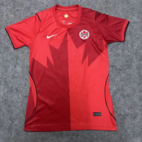 Canada 2026 World Cup Red Maple Leaf Home Woman Jersey