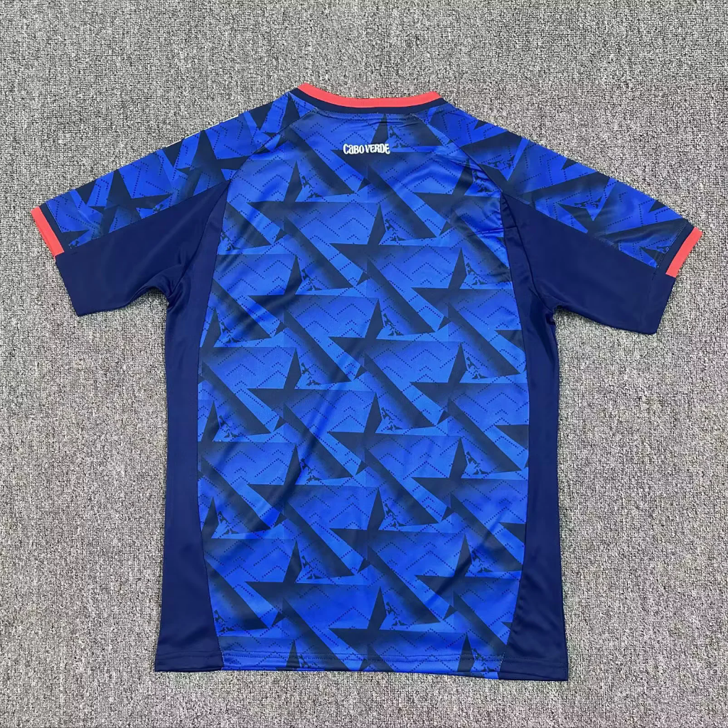 Cape Verde 2026 Blue/Red Home Jersey