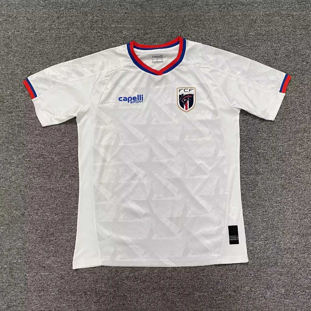 Cape Verde 2026 White/Red/Blue Away Jersey