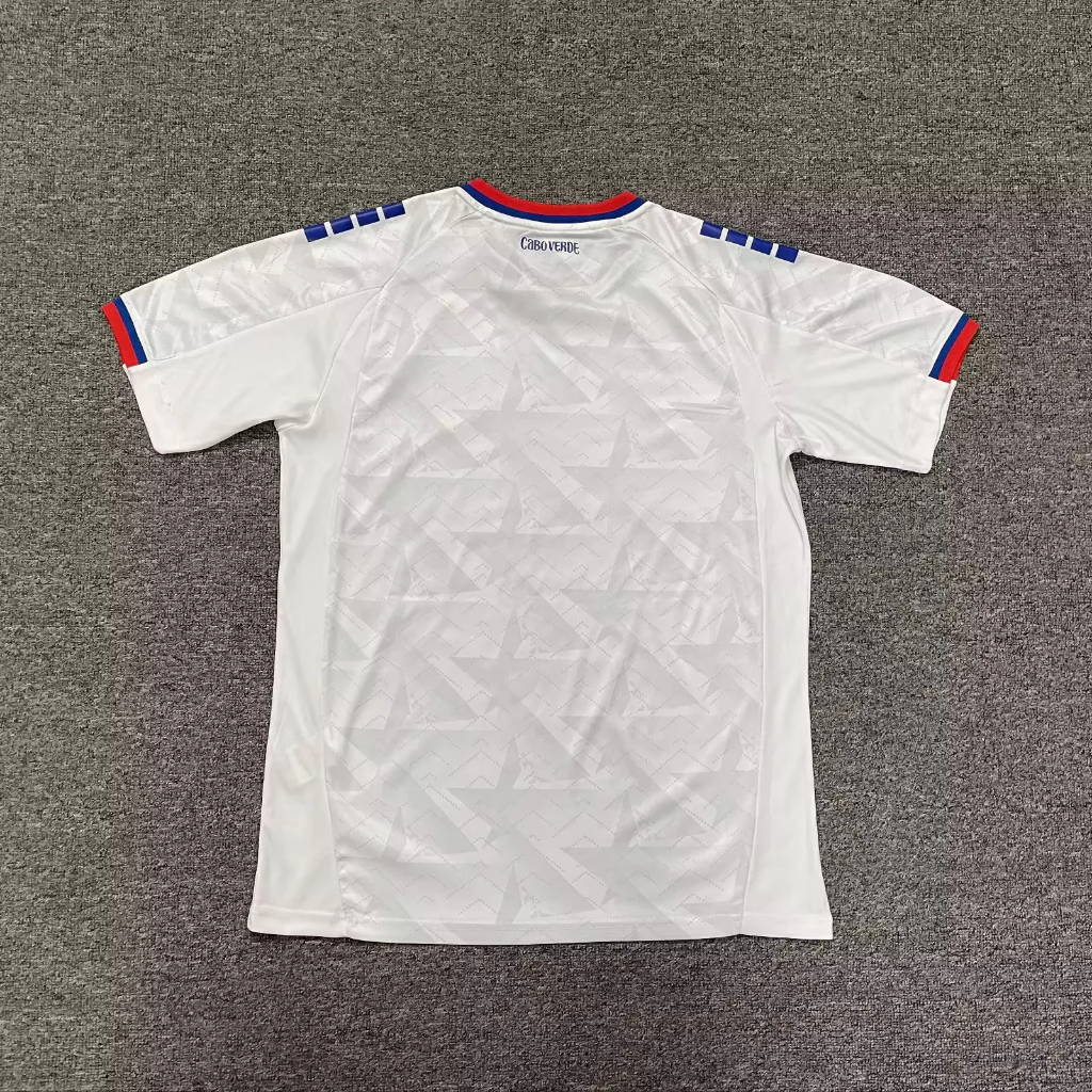 Cape Verde 2026 White/Red/Blue Away Jersey