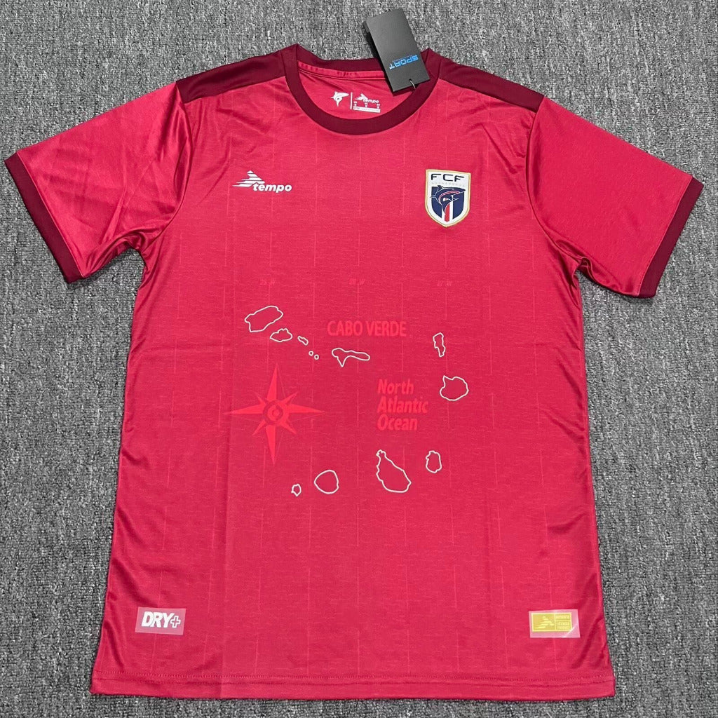 Cape Verde 25/26 Red Third Jersey